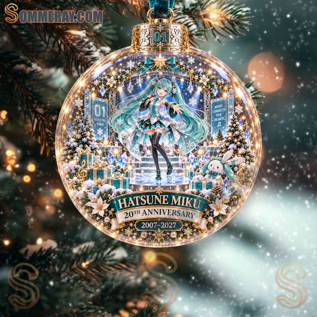 Hatsune Miku 20th Anniversary Christmas Ornament
