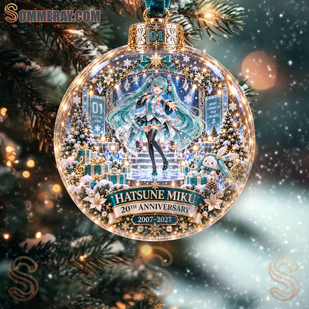 Hatsune Miku 20th Anniversary Christmas Ornament