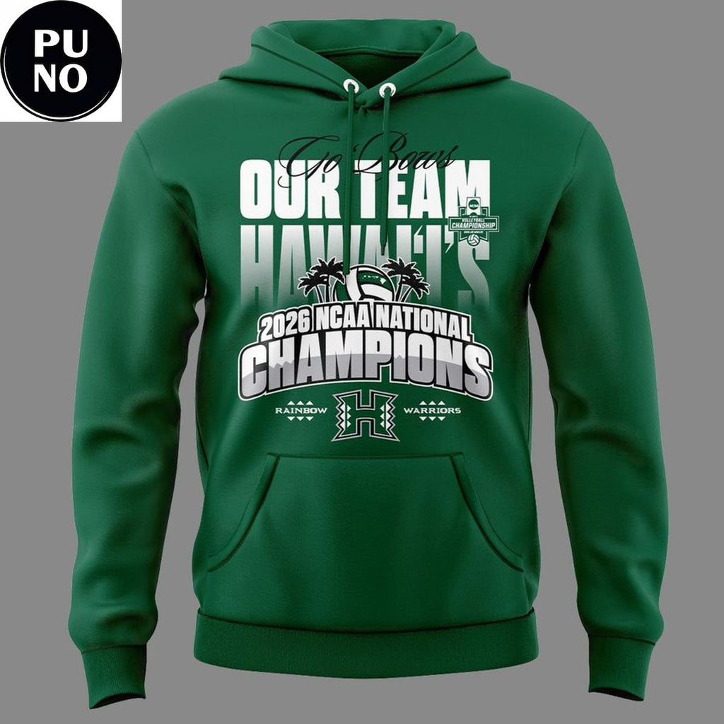 Hawaii Men’s Volleyball 2026 National Champions Hoodie T-Shirt