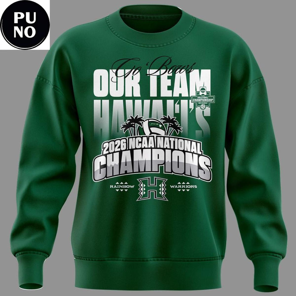 Hawaii Men’s Volleyball 2026 National Champions Hoodie T-Shirt