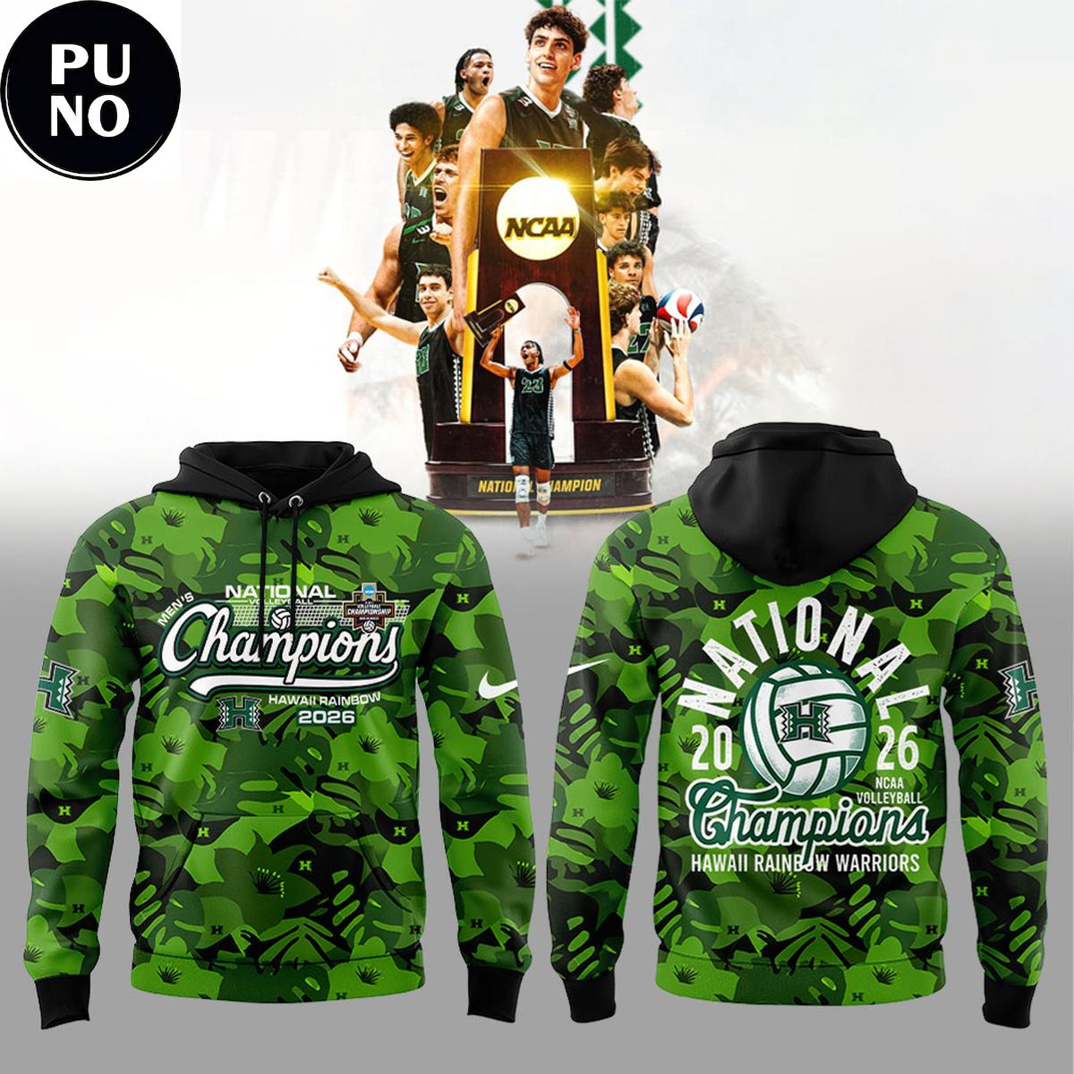 Hawaii Rainbow Warriors 2026 NCAA National Champions Hoodie T-Shirt