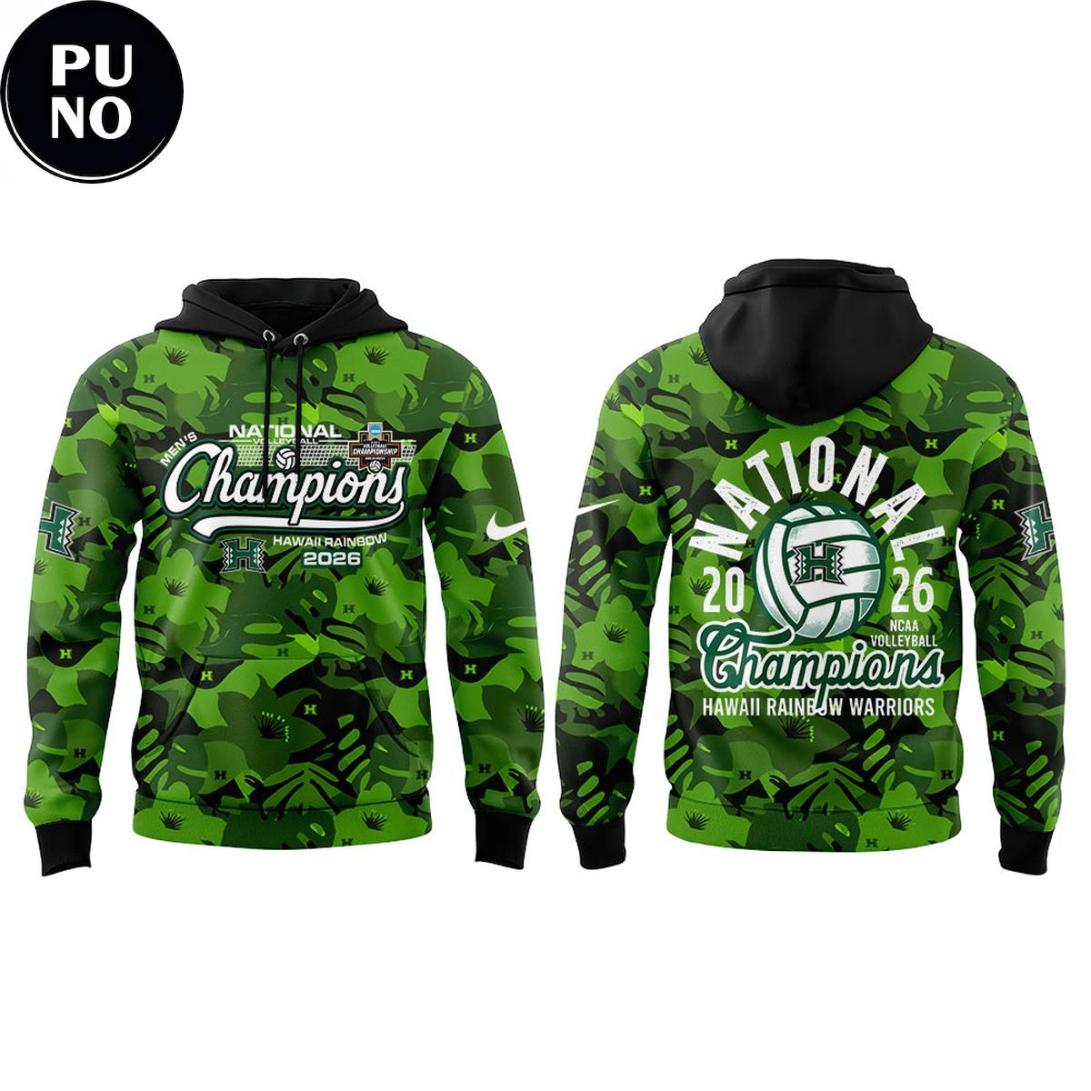 Hawaii Rainbow Warriors 2026 NCAA National Champions Hoodie T-Shirt