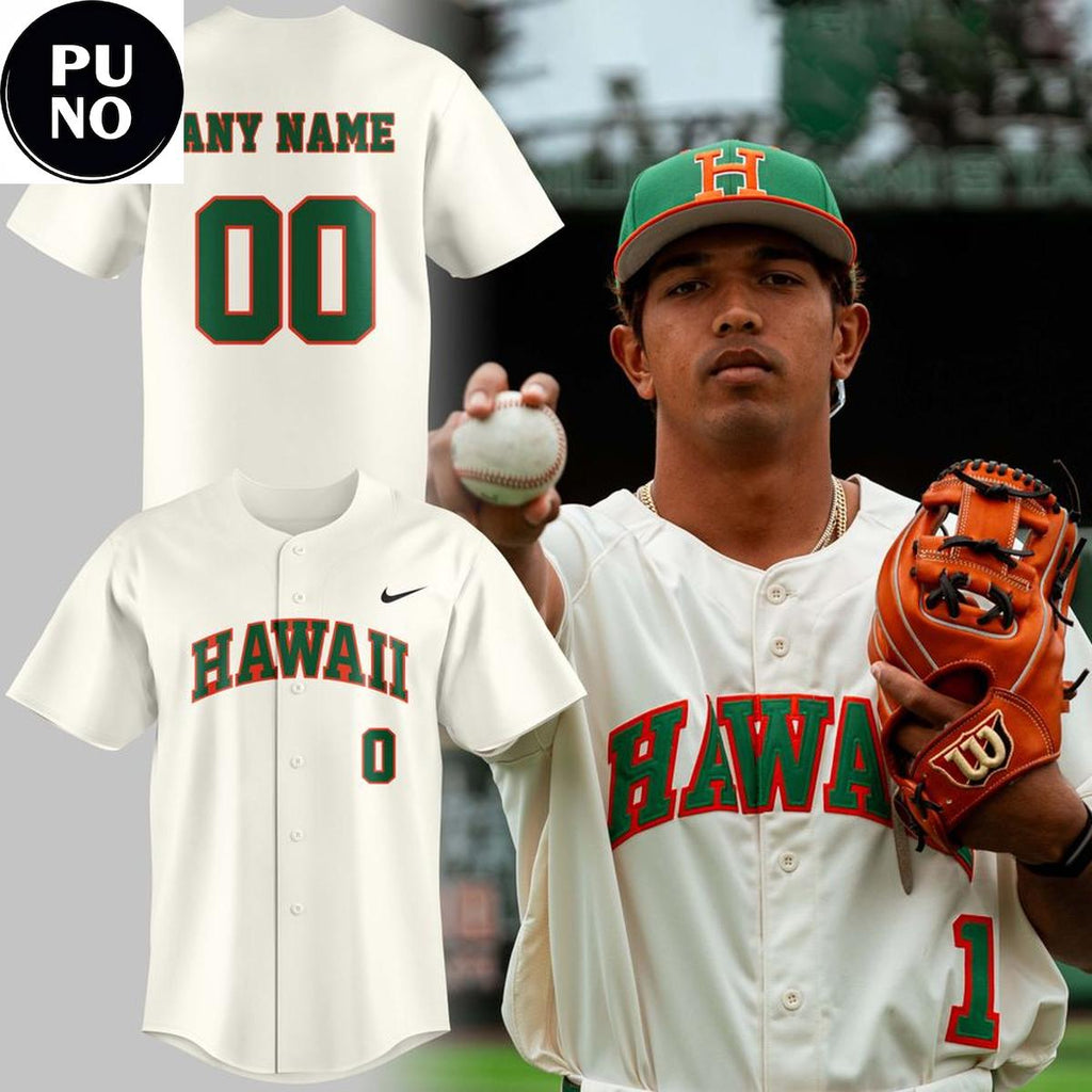 Hawaii Rainbow Warriors 2026 New Personalized Baseball Jersey