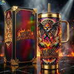 Heavy Metal Black Sabbath 40oz Tumbler With Handle