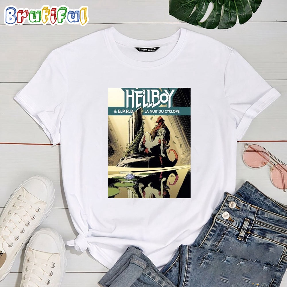 Hellboy And Bprd La Nuit Du Cyclope Comic T Shirt