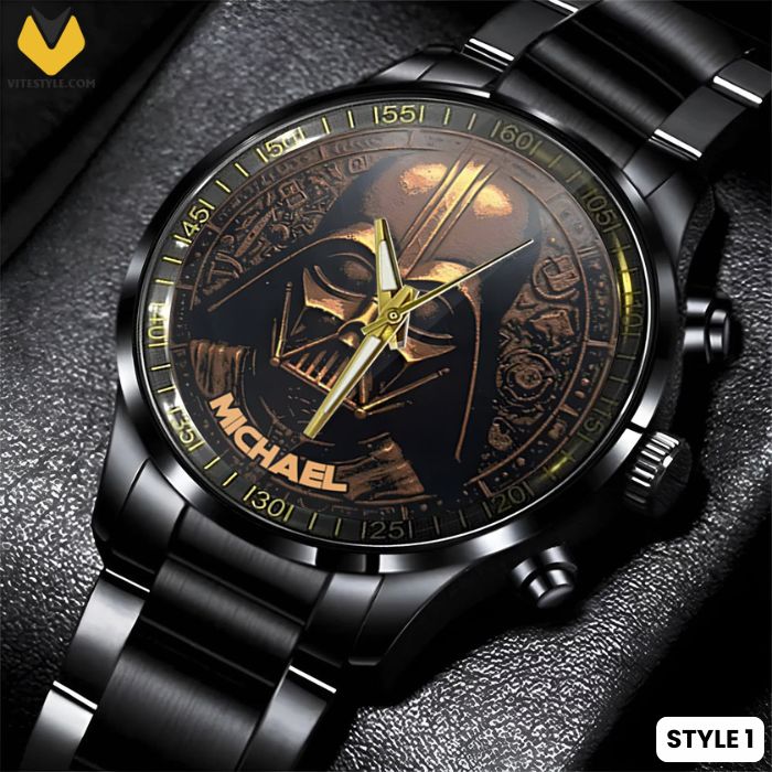 Hello Darkness Darth Vader Personalized Watch