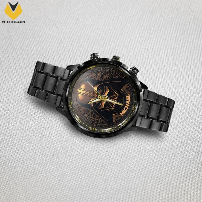 Hello Darkness Darth Vader Personalized Watch