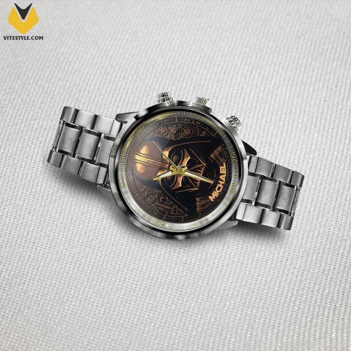Hello Darkness Darth Vader Personalized Watch