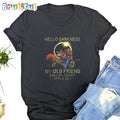 Hello Darkness My Old Friend Dallas, Texas April 8, 2024 T Shirt