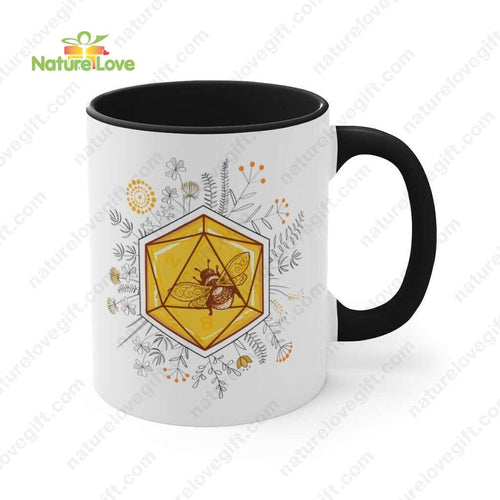 Hello Honey Bee Dice Mug DnD Dungeons and Dragons Gift