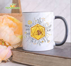 Hello Honey Bee Dice Mug DnD Dungeons and Dragons Gift