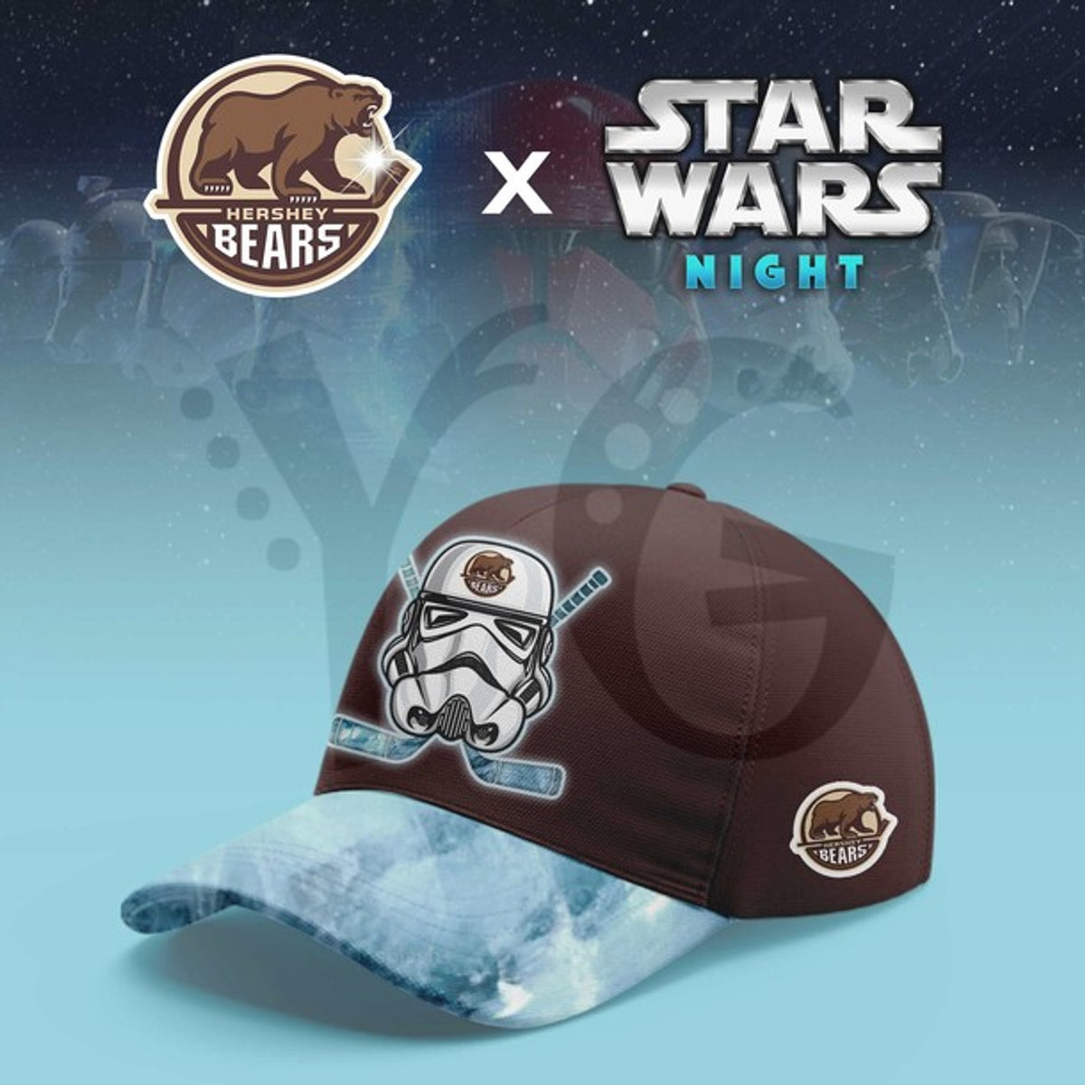 Hershey Bears Star Wars Night 2026 Limited Hockey Jersey