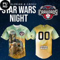 Hickory Crawdads x Star Wars Night Game 2026 Personalized Baseball Jersey