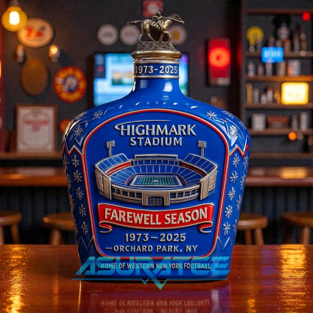 Highmark Stadium Farewell Season 2025 Whiskey Bottle