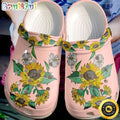 Hippie Sunflower Garden Clog Shoes