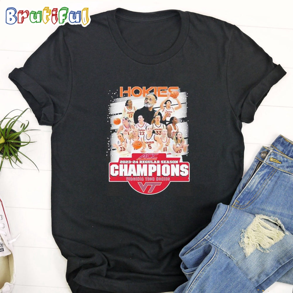 Hokies Acc 2023-24 Regular Season Champions T Shirts