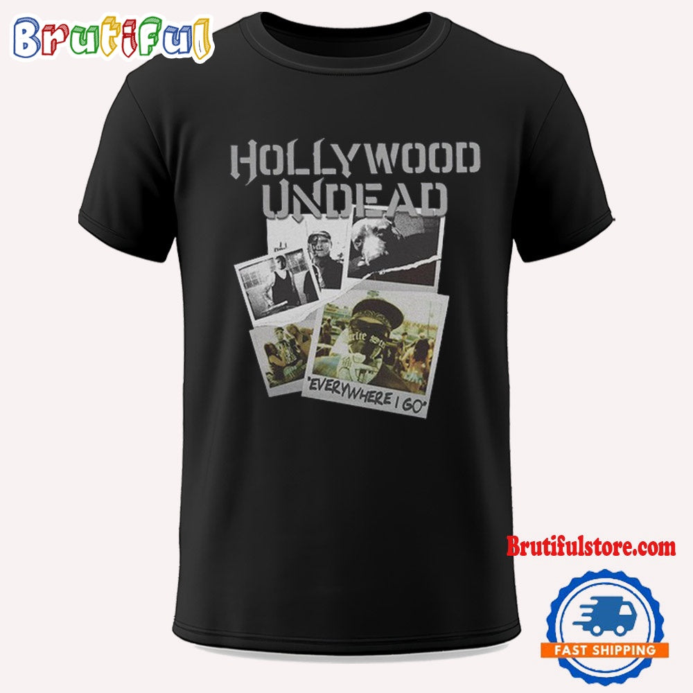 Hollywood Undead Everywhere I Go 2024 T Shirt