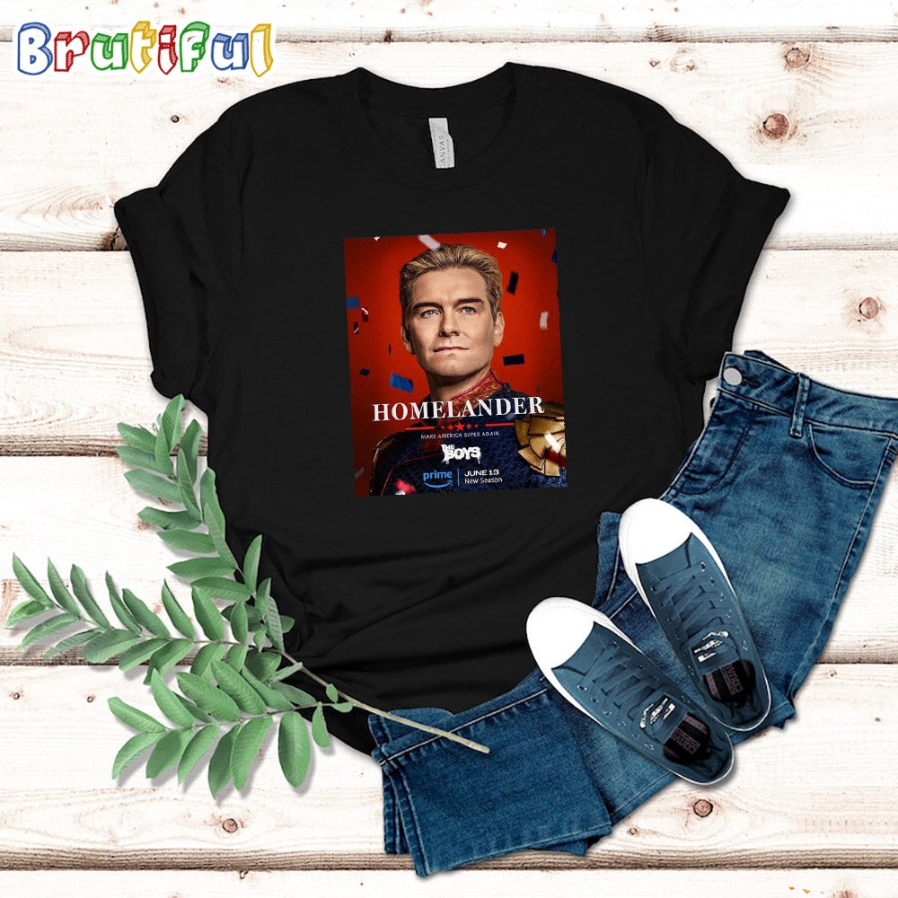 Homelander Make America Super Again The Boys Season 4 T Shirt