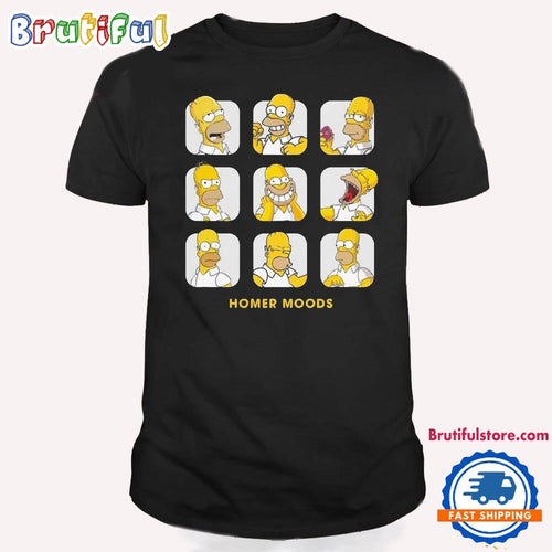 Homer Simpson Moods The Simpson 2024 T Shirt