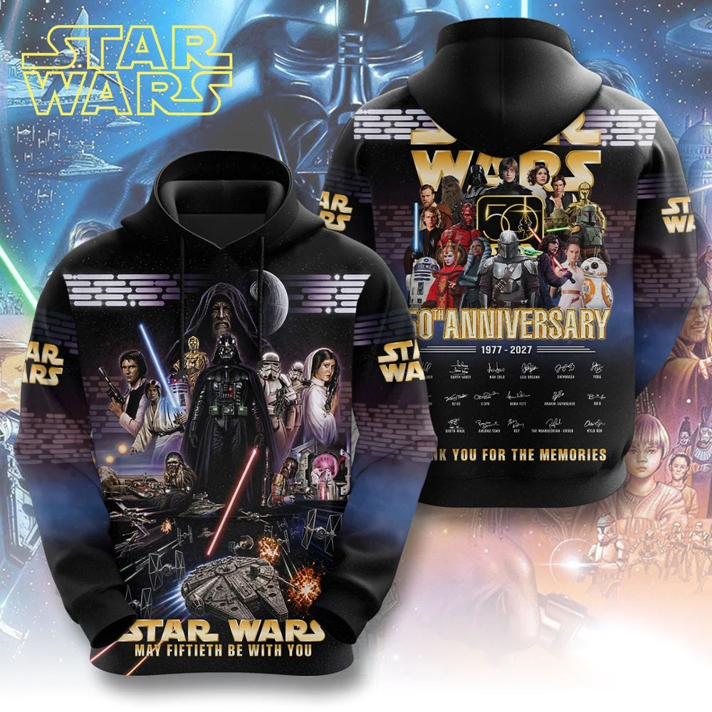 Star Wars 50th Anniversary 3D Apparel – TMTHU10113