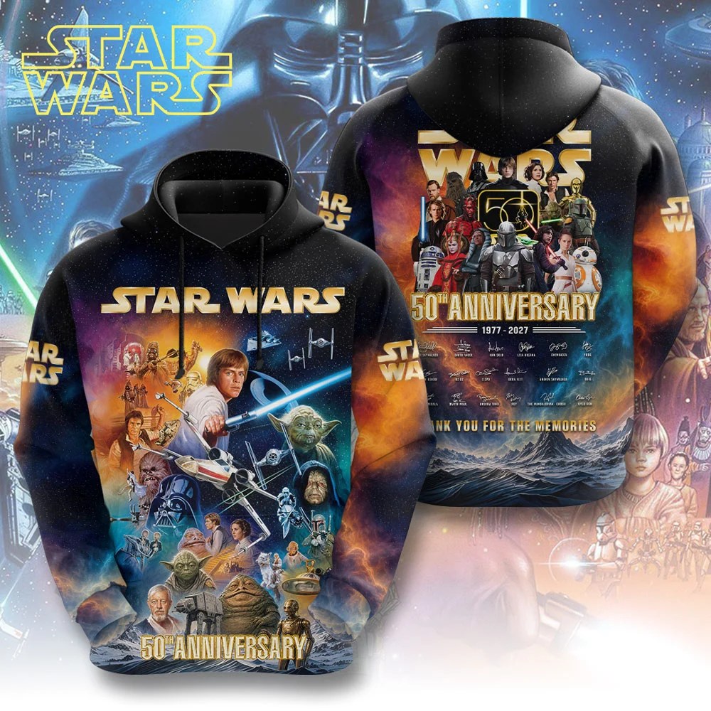 Star Wars 50th Anniversary 3D Apparel – TMTHU10153