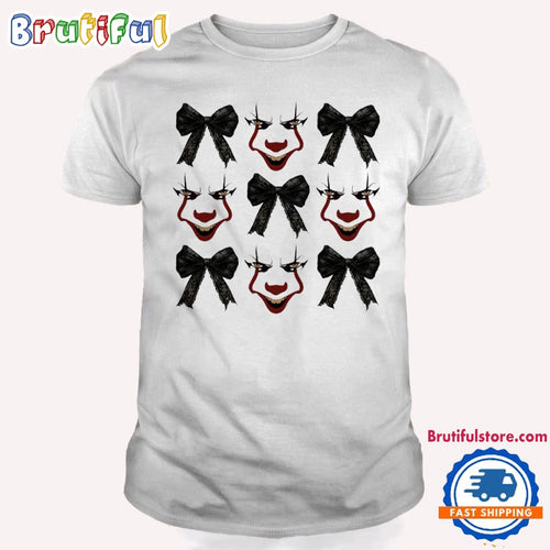 Horror Characters IT Coquette Bow T Shirt