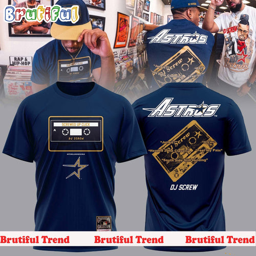 Houston Astros Baseball x DJ Screw 2024 3D Shirt