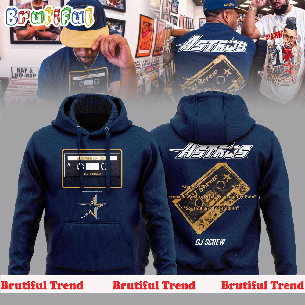 Houston Astros Baseball x DJ Screw 2024 Hoodie Shirt