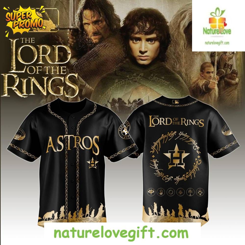 Houston Astros MLB The Lord Of The Rings 2026 Limited Edition Jersey