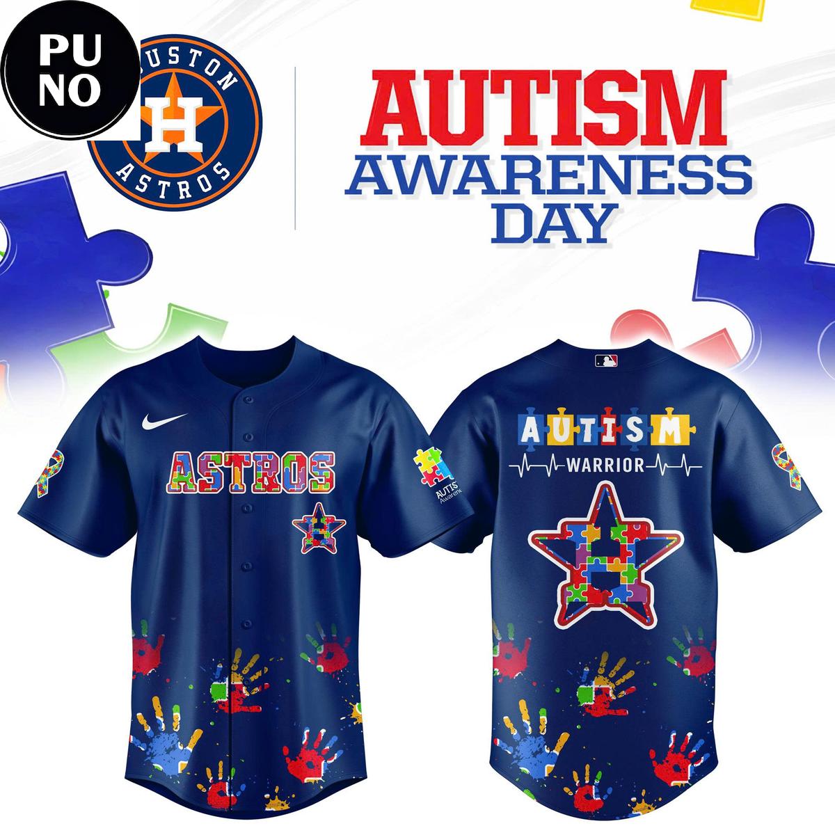 Houston Astros x Autism Awareness Day 2026 Baseball Jersey