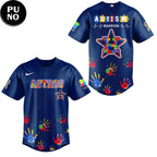 Houston Astros x Autism Awareness Day 2026 Baseball Jersey