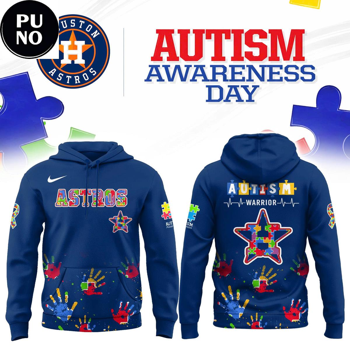 Houston Astros x Autism Awareness Day 2026 Hoodie T-Shirt