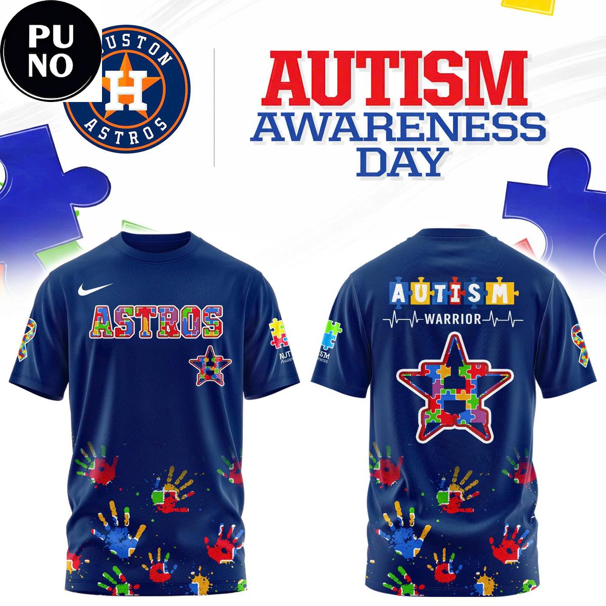 Houston Astros x Autism Awareness Day 2026 Hoodie T-Shirt