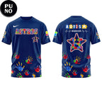 Houston Astros x Autism Awareness Day 2026 Hoodie T-Shirt