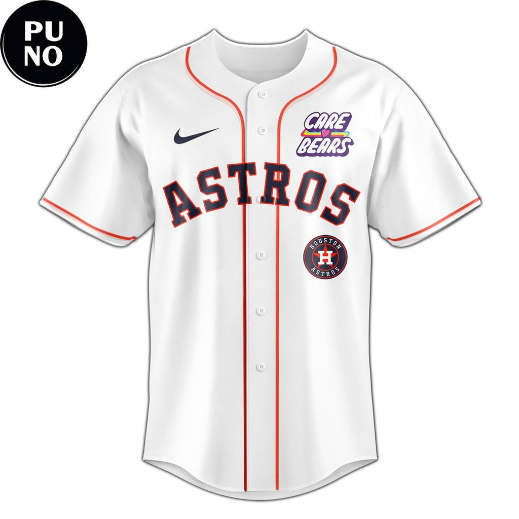 Houston Astros x Care Bears NIght 2026 Personalized Baseball Jersey