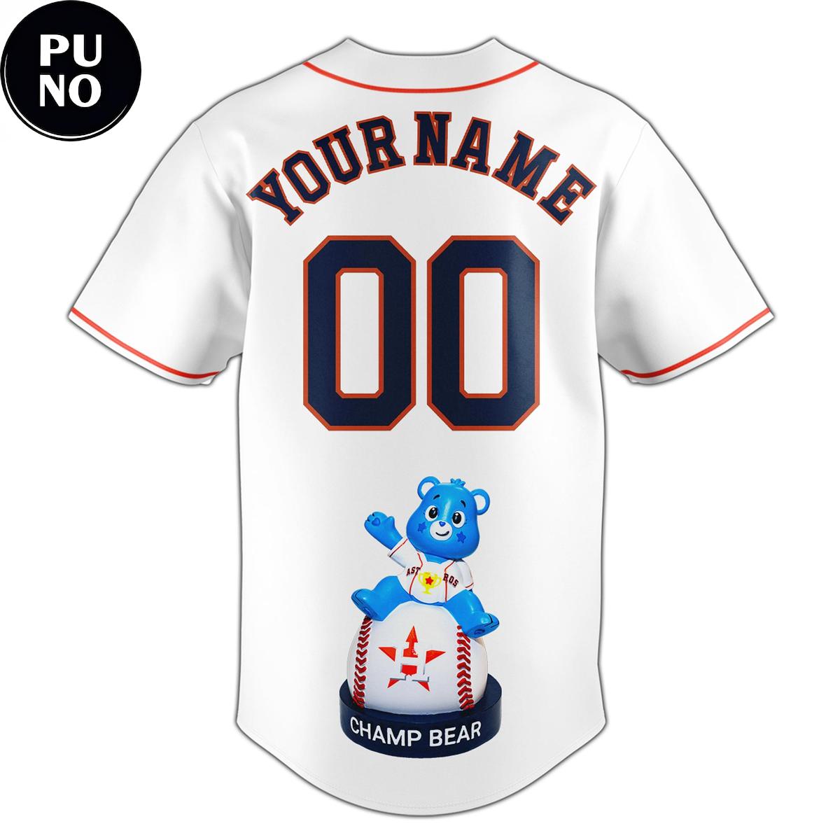 Houston Astros x Care Bears NIght 2026 Personalized Baseball Jersey