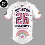 Houston Astros x Hello Kitty Night 2026 Baseball Jersey