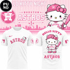 Houston Astros x Hello Kitty Night 2026 Hoodie T-Shirt