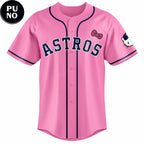Houston Astros x Hello Kitty Pink Day 2026 Baseball Jersey