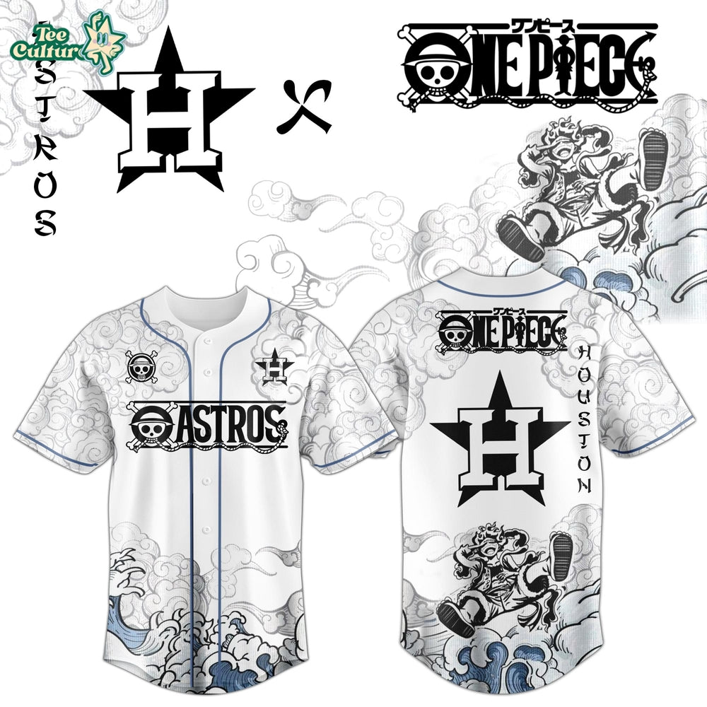 Houston Astros x One Piece Jersey 2026 Luffy Gear 5