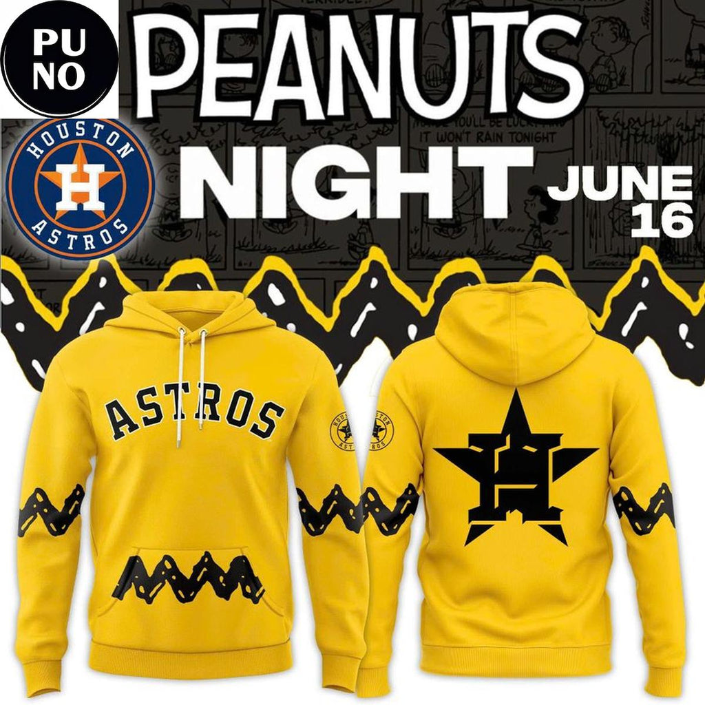 Houston Astros x Peanuts Night 2026 Hoodie T-Shirt