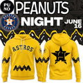 Houston Astros x Peanuts Night 2026 Hoodie T-Shirt