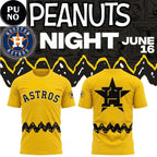 Houston Astros x Peanuts Night 2026 Hoodie T-Shirt