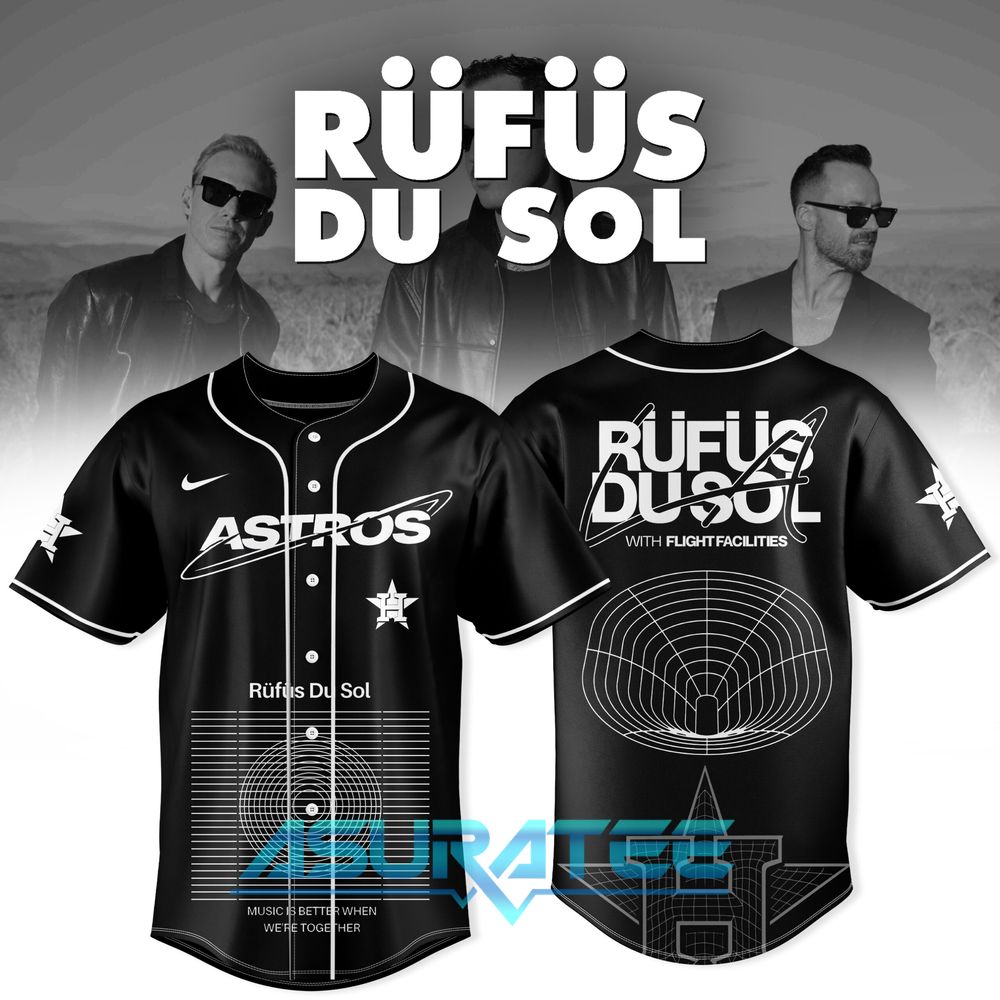Houston Astros x RUFUS DU SOL. ’26 North America Tour Baseball Jersey