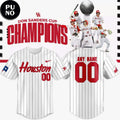Houston Cougars 2026 Don Sanders Cup Champions Personalized Baseball Jersey