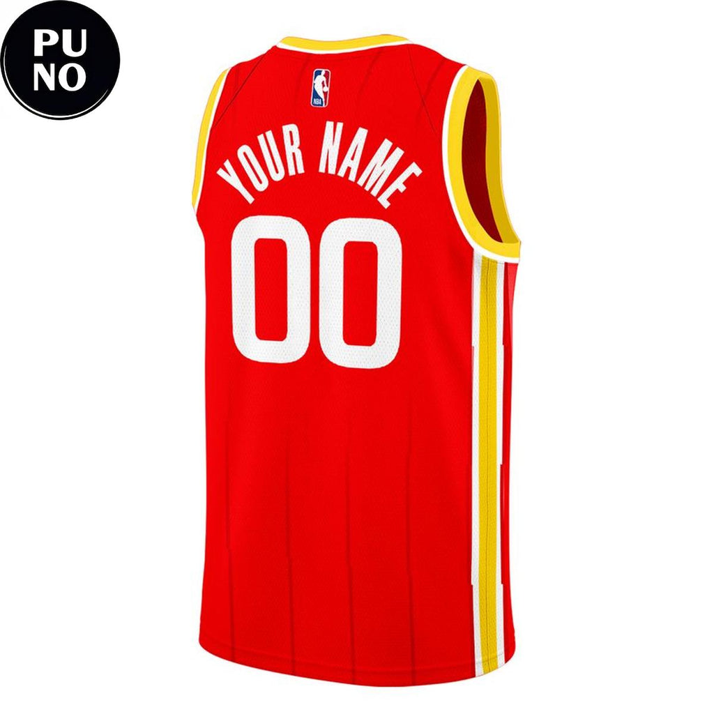 Houston Rockets Clutch City 2026 Rebrand Personalized Red Basketball Jersey