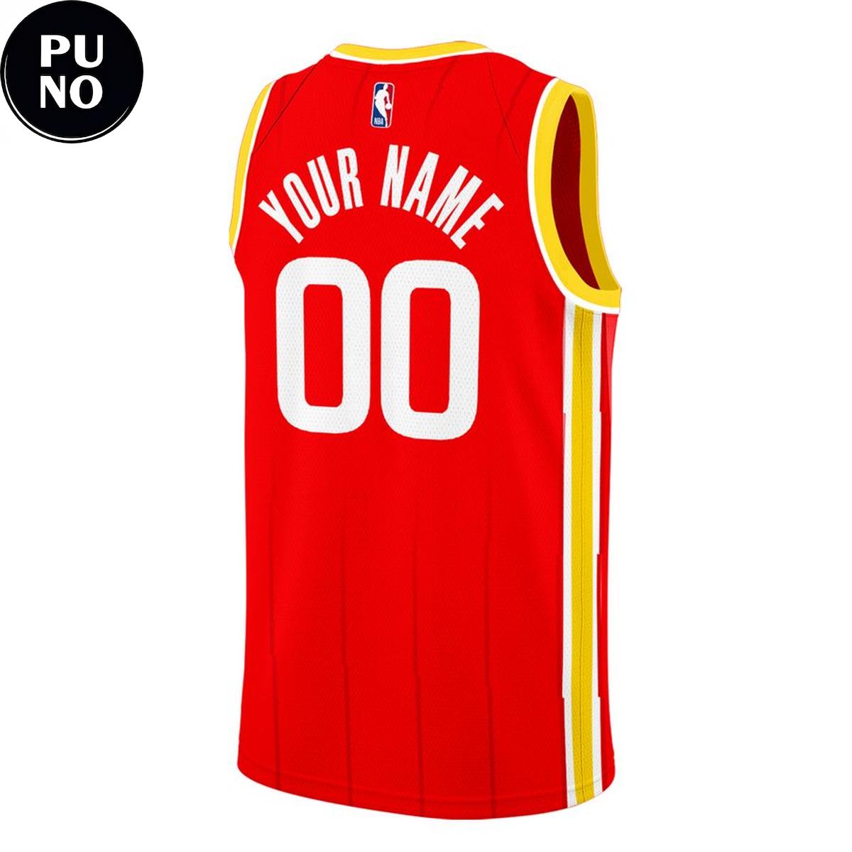 Houston Rockets Clutch City 2026 Rebrand Personalized Red Basketball Jersey
