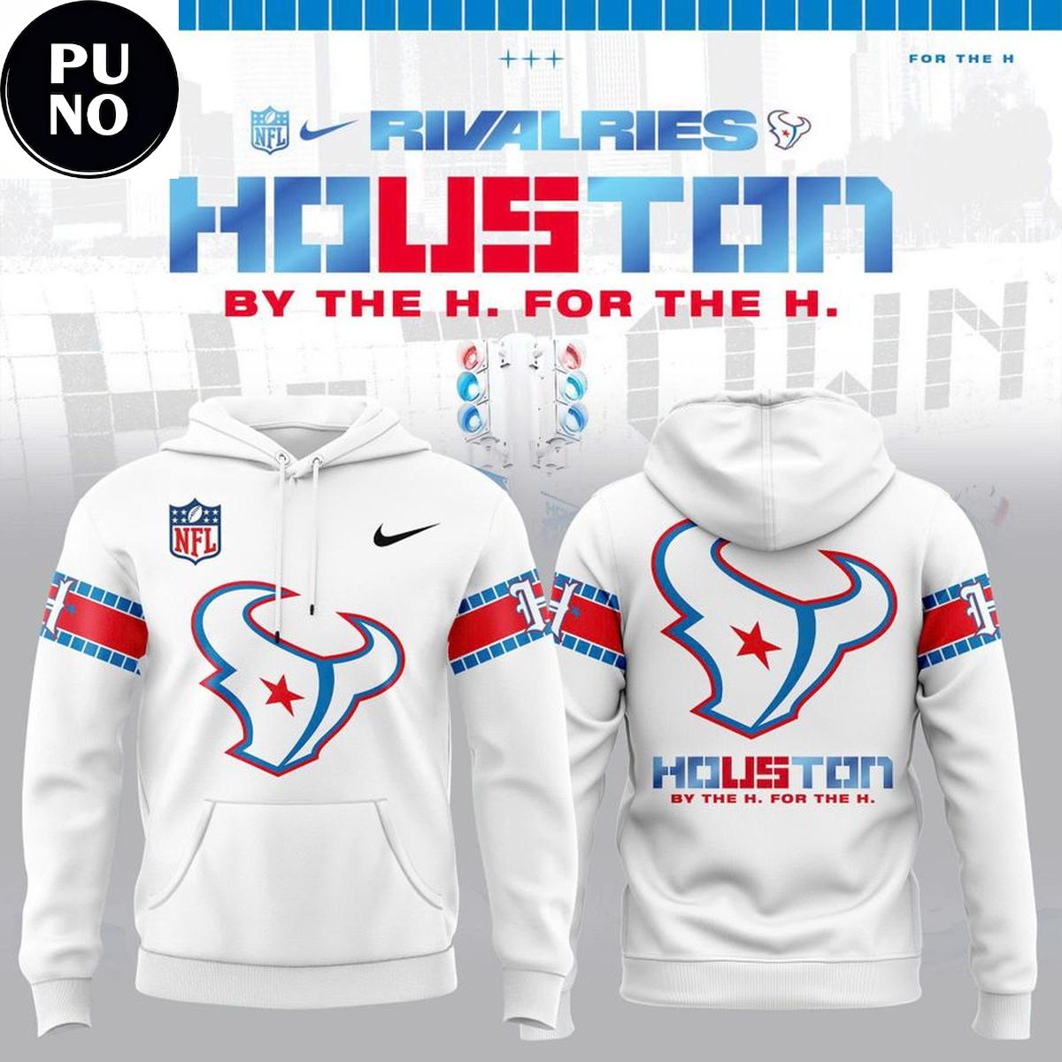 Houston Texans 2026 By the H. For the H. Rivalry Hoodie T-Shirt