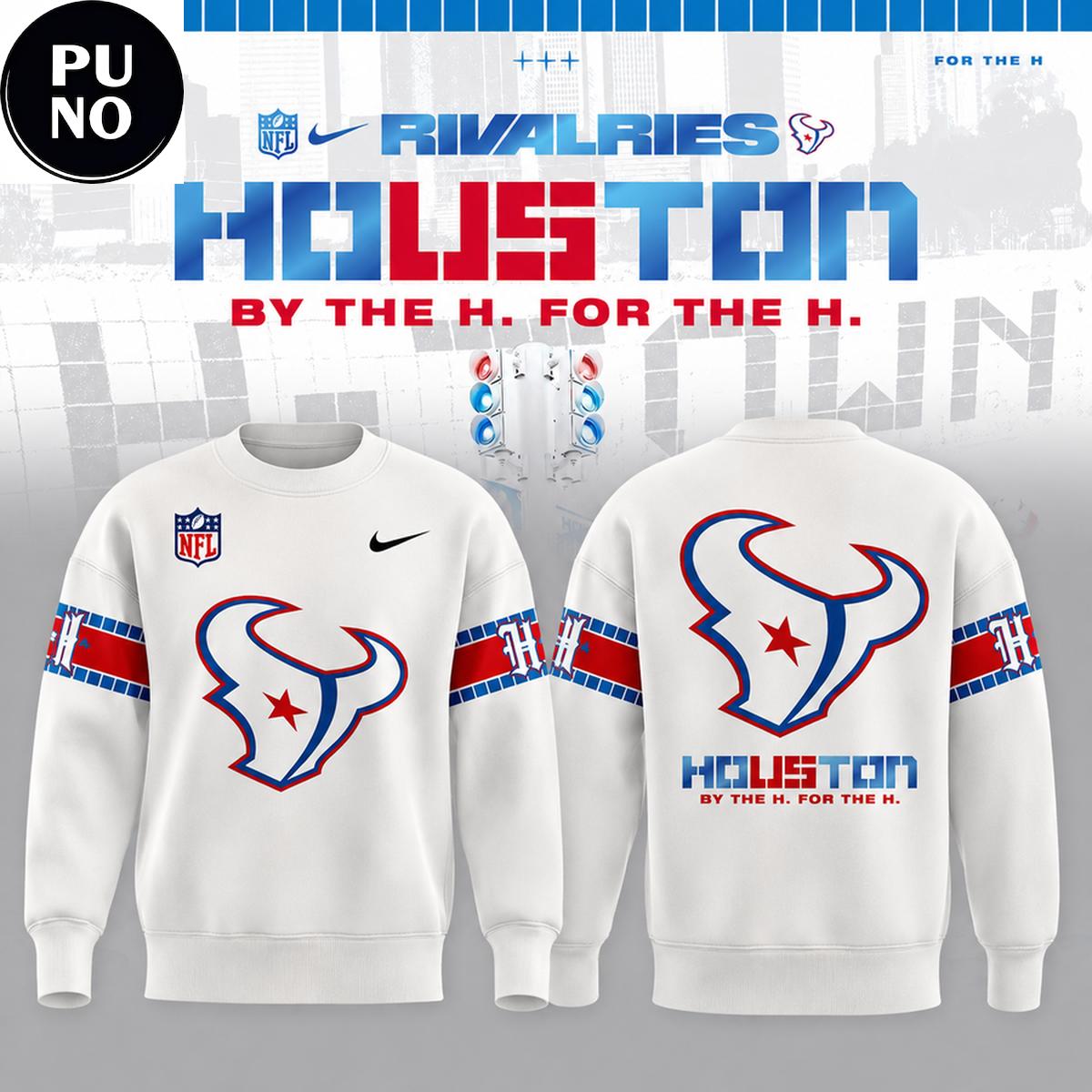 Houston Texans 2026 By the H. For the H. Rivalry Hoodie T-Shirt