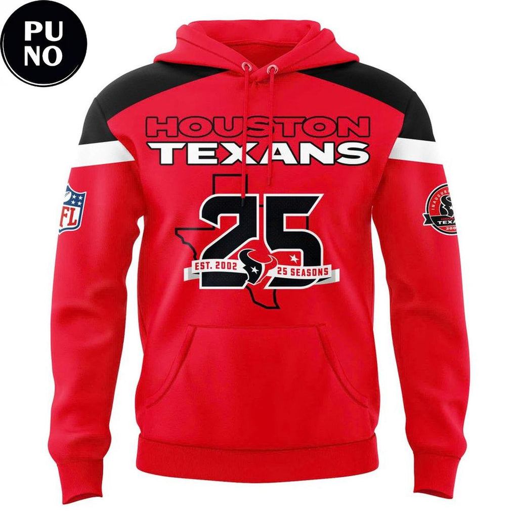 Houston Texans 25th Season Anniversary 2026 Hoodie